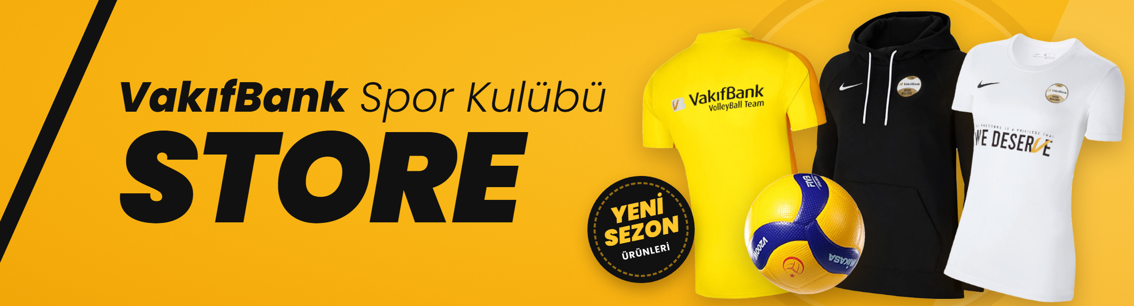 VakıfBank Spor Kulübü Store – Yeni Sezon Ürünleri